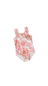 Pink Floral Swimsuit