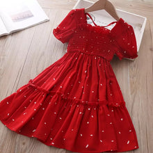 Load image into Gallery viewer, Red Short Sleeve dress
