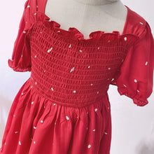 Load image into Gallery viewer, Red Short Sleeve dress
