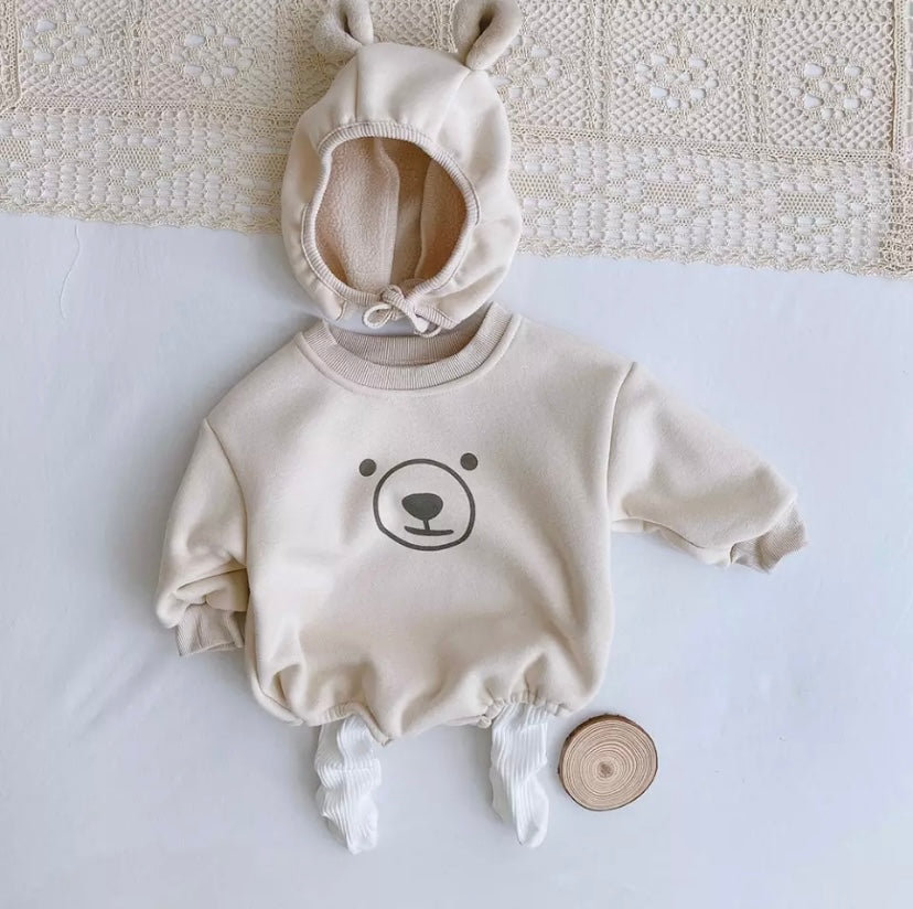 Baby Bear Fleece Romper