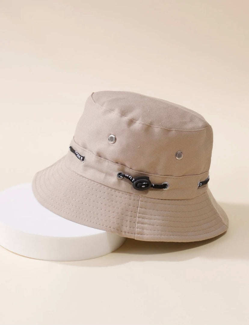 Drawstring Bucket Hat